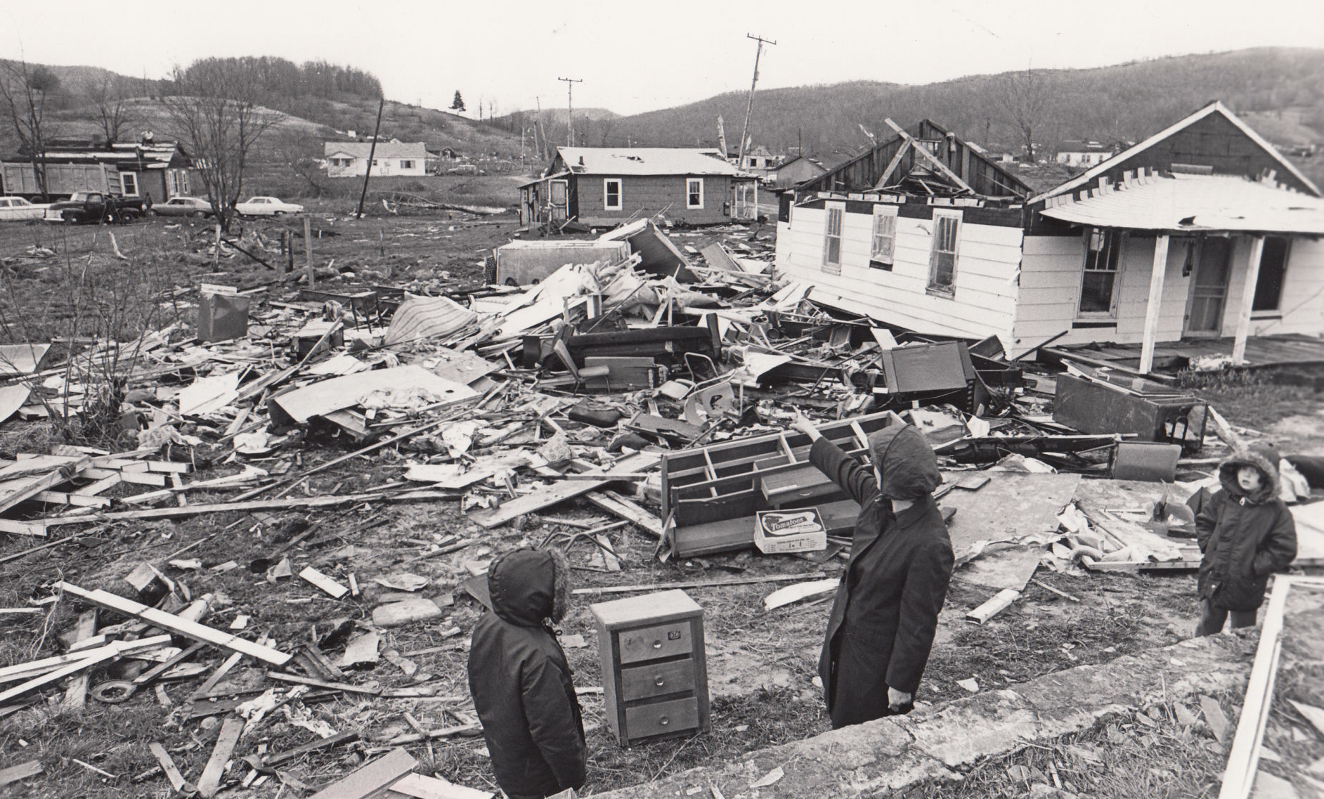 Vintage West Virginia: Meadow Bridge tornado